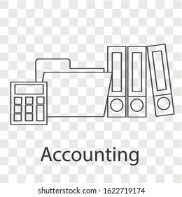 Accounting concept. Creative idea design. Flat vector illustration for template, brochure, web page or presentation. 