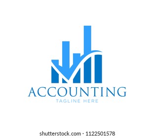 Accounting Concept Logo Design Template