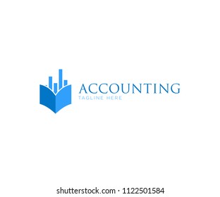 Accounting Concept Logo Design Template