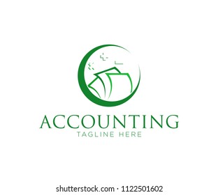 Accounting Concept Logo Design Template