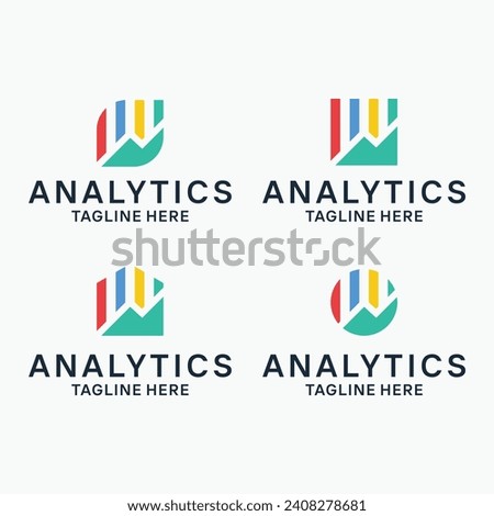 accounting, consulting, marketing, analytics logo collection
