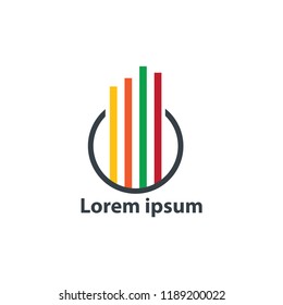 Accounting Design Logo. Concept for Finance Company