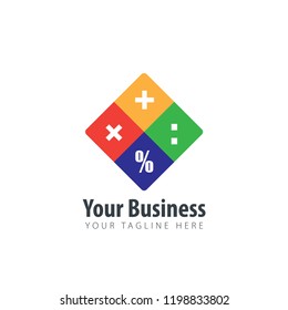 Accounting Design Logo. Concept for Finance Company