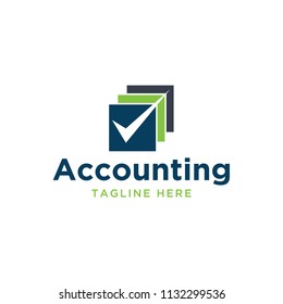 accounting design logo template