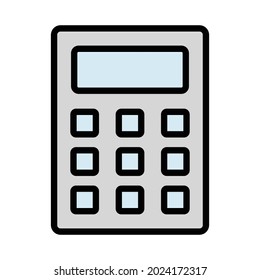 Accounting Fill inside vector icon which can easily modify or edit 