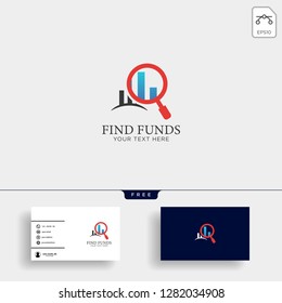 accounting, finance creative logo template vector isolated