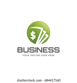 accounting finance logo icon vector template