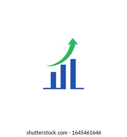 Diseño de iconos vectoriales de plantillas de logotipo de contabilidad y finanzas