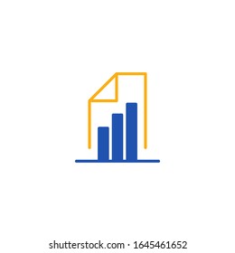 Diseño de iconos vectoriales de plantillas de logotipo de contabilidad y finanzas