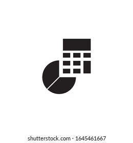 Accounting and finance logo template vector icon design