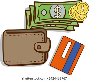 Accounting finance.Counting profit. Calculation money.write documents, statement of income. Vector illustration.