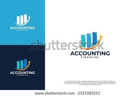 Accounting and financial logo design.