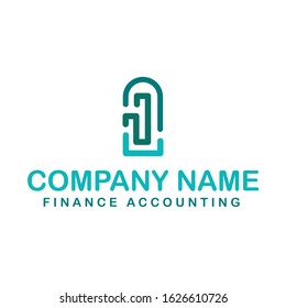 Accounting & Financial Logo, Design Template Vector Icon.