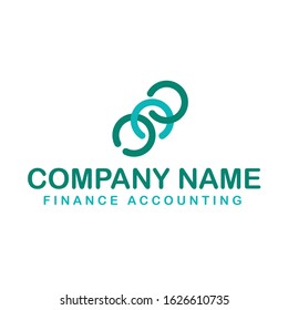 Accounting & Financial Logo, Design Template Vector Icon.