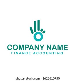 Accounting & Financial Logo, Design Template Vector Icon.