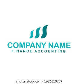 Accounting & Financial Logo, Design Template Vector Icon.