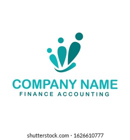 Accounting & Financial Logo, Design Template Vector Icon.