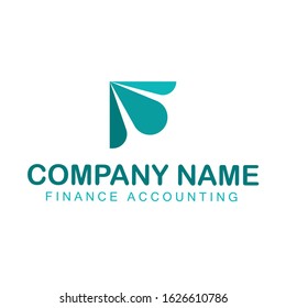 Accounting & Financial Logo, Design Template Vector Icon.