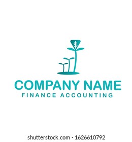 Accounting & Financial Logo, Design Template Vector Icon.
