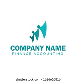 Accounting & Financial Logo, Design Template Vector Icon.