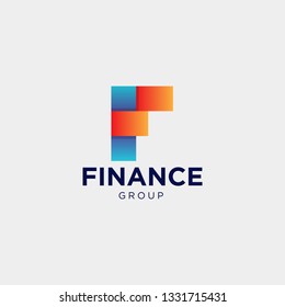 accounting and financial logo template vector illustration