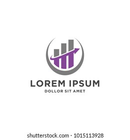 accounting financial logo vector graphic abstract download