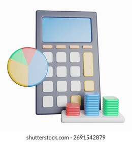 Accounting Financial Math Vector Illustration