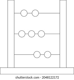 accounting icon abacus and calculation
