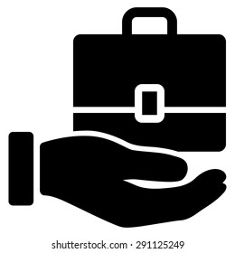 Accounting icon from Commerce Set. Vector style: flat symbol, black color, rounded angles, white background.