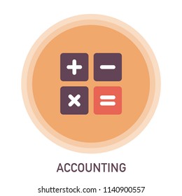 Accounting Icon Concept