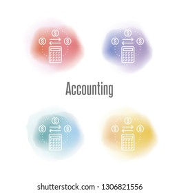 Accounting Icon Concept