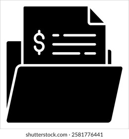 Accounting Icon Element For Design