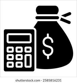 Accounting Icon Element For Design