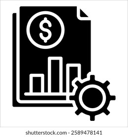 Accounting Icon Element For Design