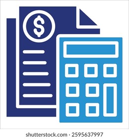 Accounting Icon Element For Design