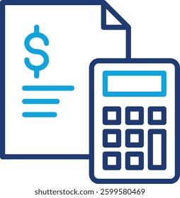 Accounting Icon Element For Design