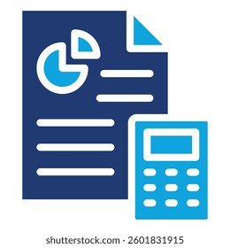 Accounting Icon Element For Design