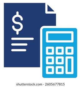 Accounting Icon Element For Design