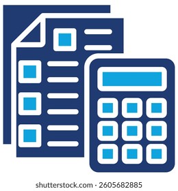 Accounting Icon Element For Design