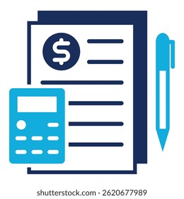 Accounting Icon Element For Design