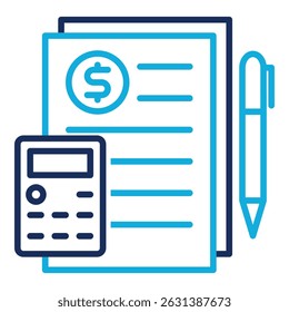 Accounting Icon Element For Design