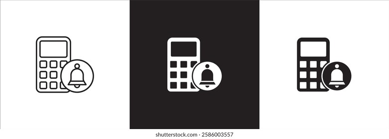 Accounting icon. Finance report icons. Symbol of financial, tax, bill, billing, calculation, calculate, accountant reports, file, document. Vector icon design in thin line and solid.