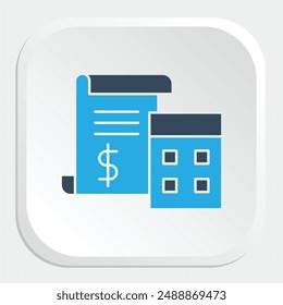 Accounting Icon - Illustrating Financial Management and Reporting