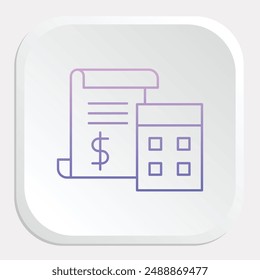 Accounting Icon - Illustrating Financial Management and Reporting