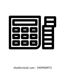 accounting icon or logo isolated sign symbol vector illustration - high quality black style vector icons
