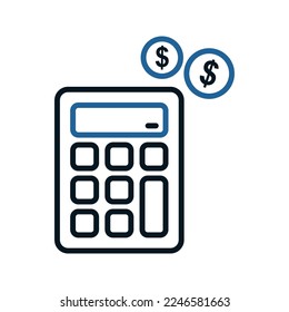 Accounting icon. sign for mobile concept and web design. vector illustration