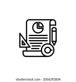 Icono de contabilidad en vector. Logotipo