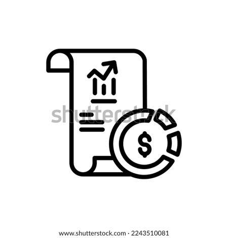 Accounting icon in vector. Logotype