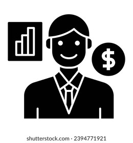 Accounting icon vector on trendy design