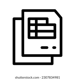Accounting Icon Vector Symbol Design Illustration